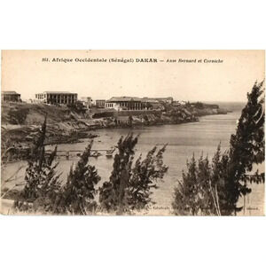 161. Afrique Occidentale (Sénégal) DAKAR Anse Bernard et Corniche Postcard